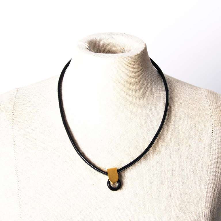 Delvaux Black and Gold Necklace + Bracelet at 1stDibs | bracelet