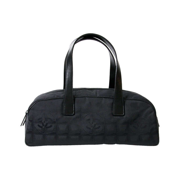 Chanel Black Nylon Handbag