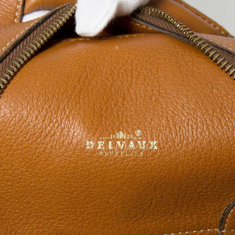 Delvaux Cognac Backpack 1