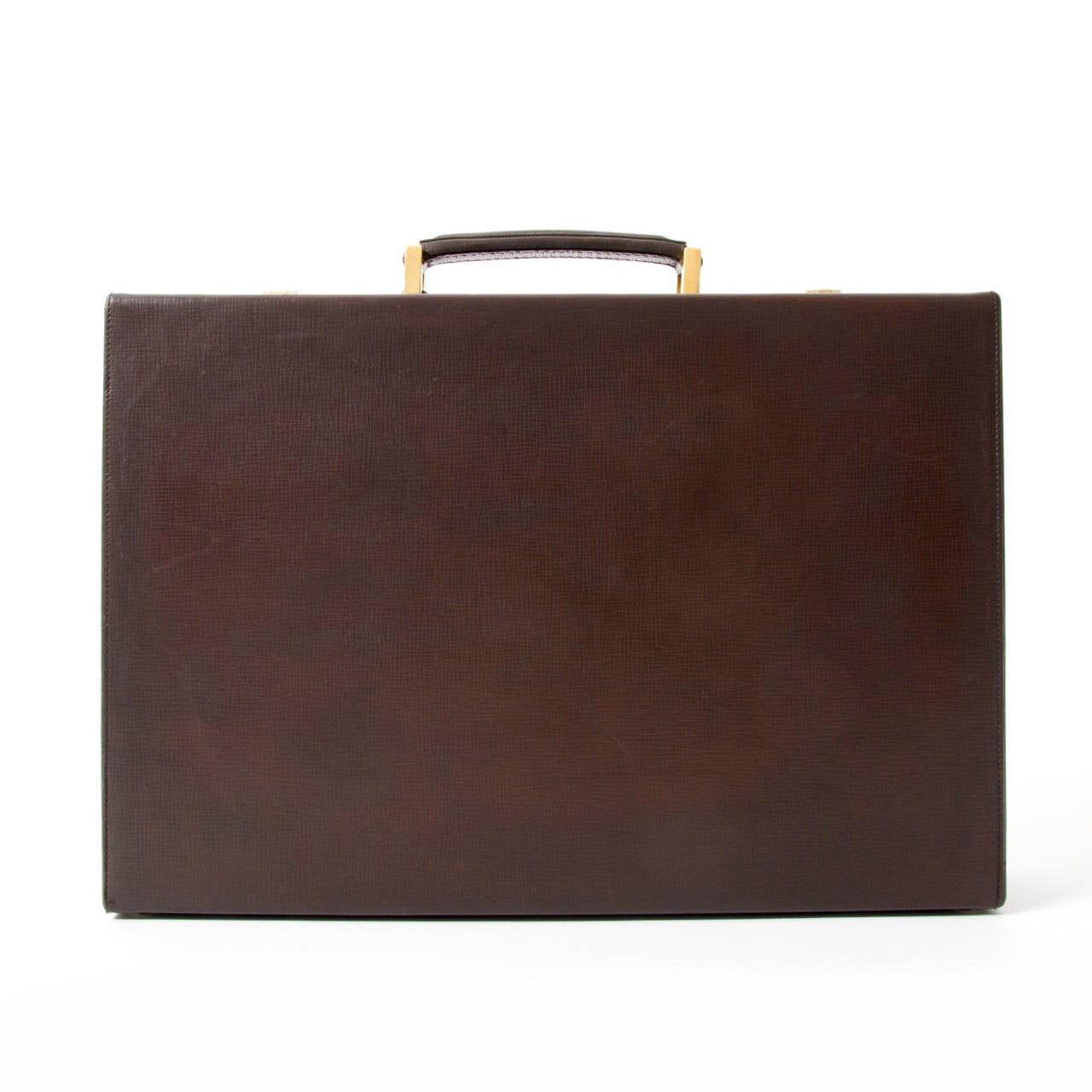 Delvaux Brown Briefcase 1