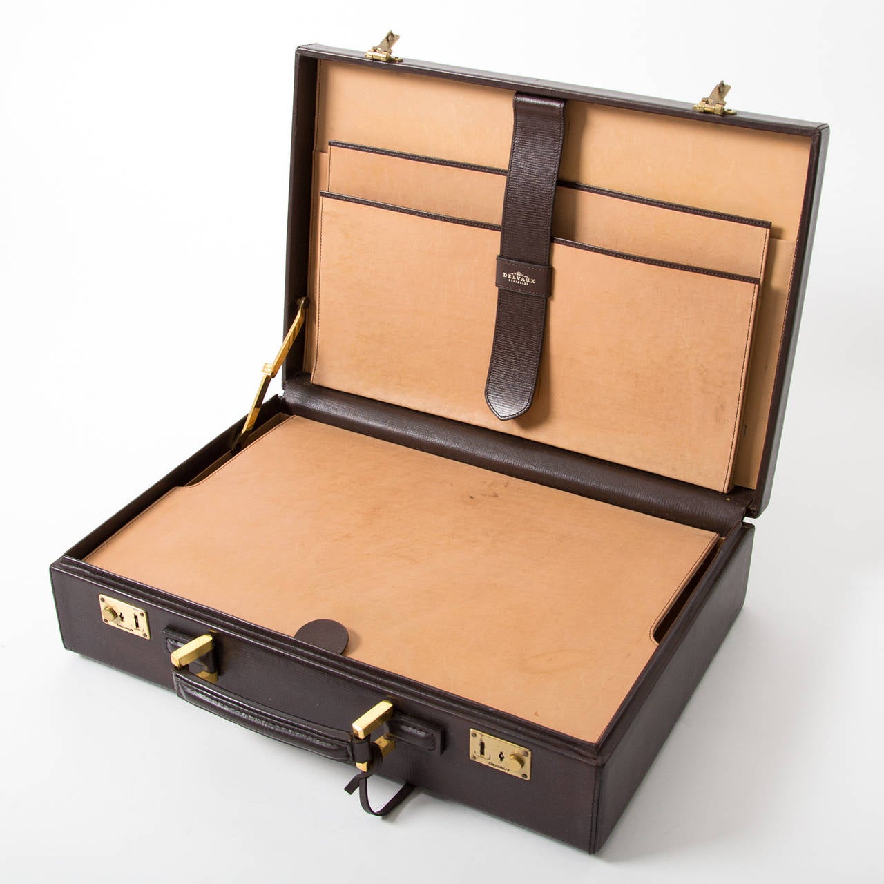 Delvaux Brown Briefcase 2