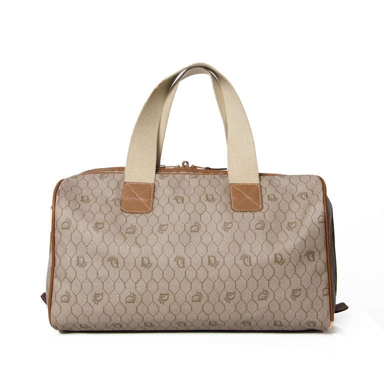 Women's Dior Beige Monogram Duffel Bag