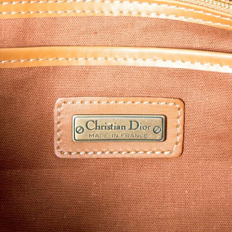 Dior Beige Monogram Duffel Bag 1