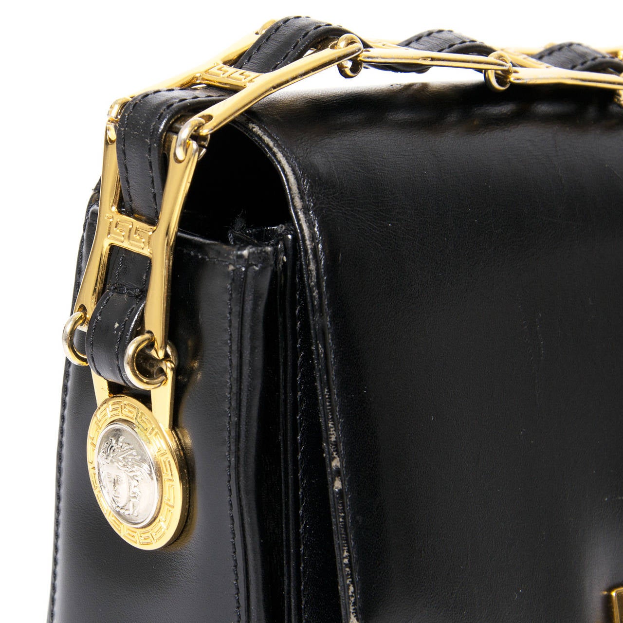 Versace Black Purse Medusa