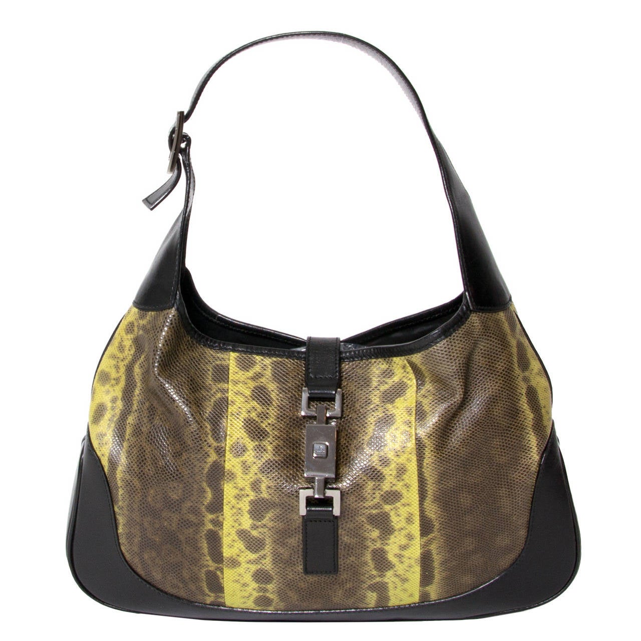 Gucci Jackie Lizard Handbag
