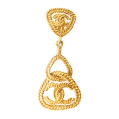 Chanel Gold Earring / Brooch