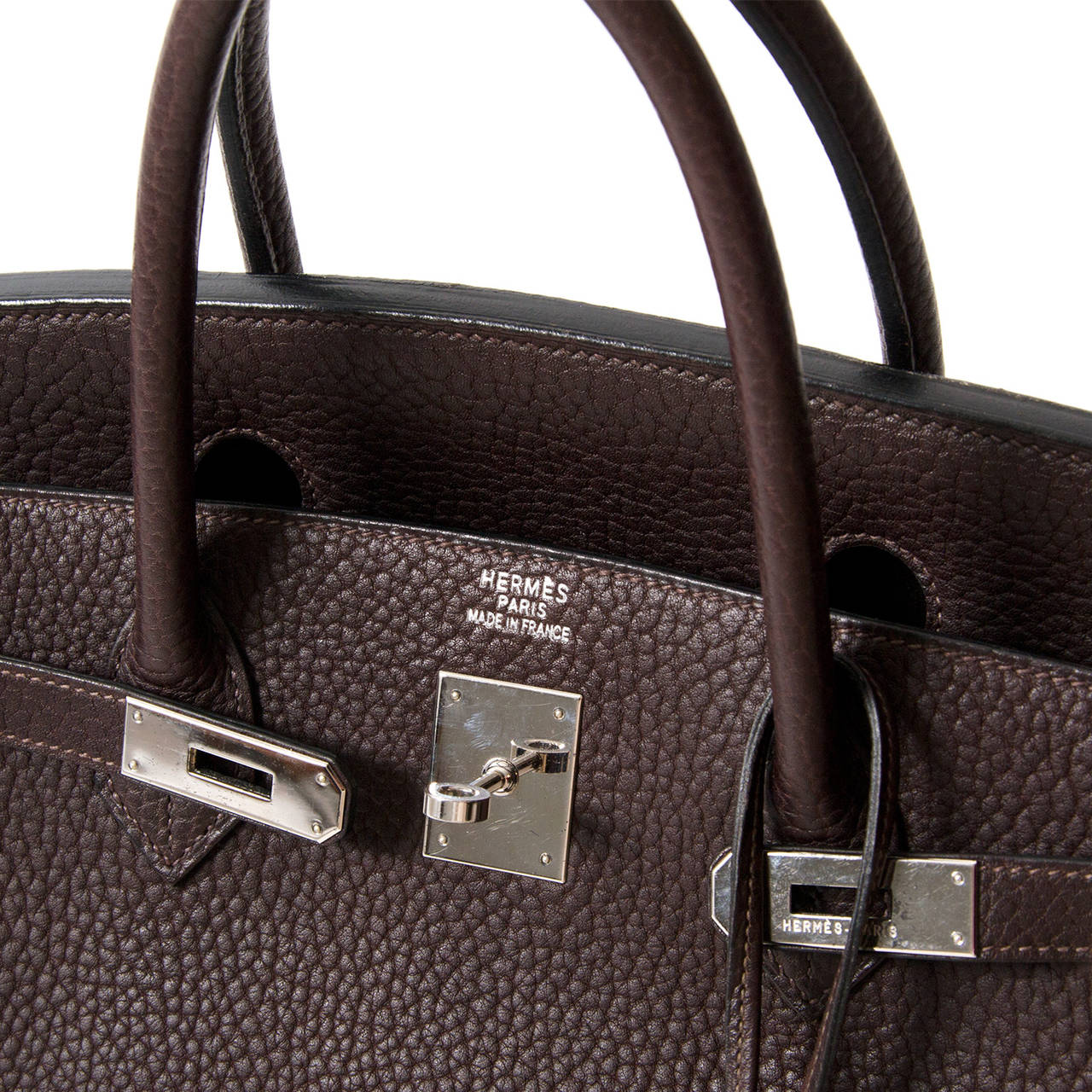 hermes birkin bag 35 chocolat togo leather gold hardware