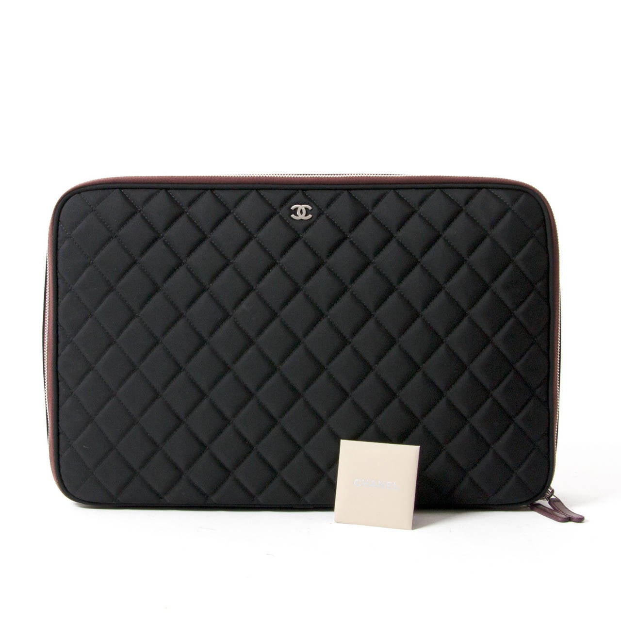 Chanel Limited Quilted Laptop Case at 1stDibs | chanel laptop case, chanel  laptop bag, chanel computer case