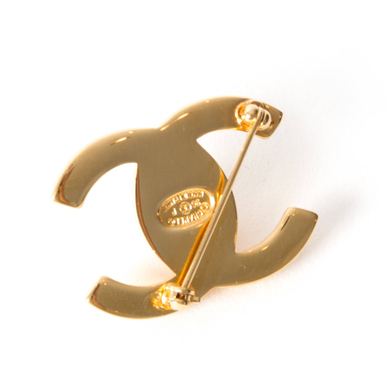 CHANEL Brooch Turn Lock