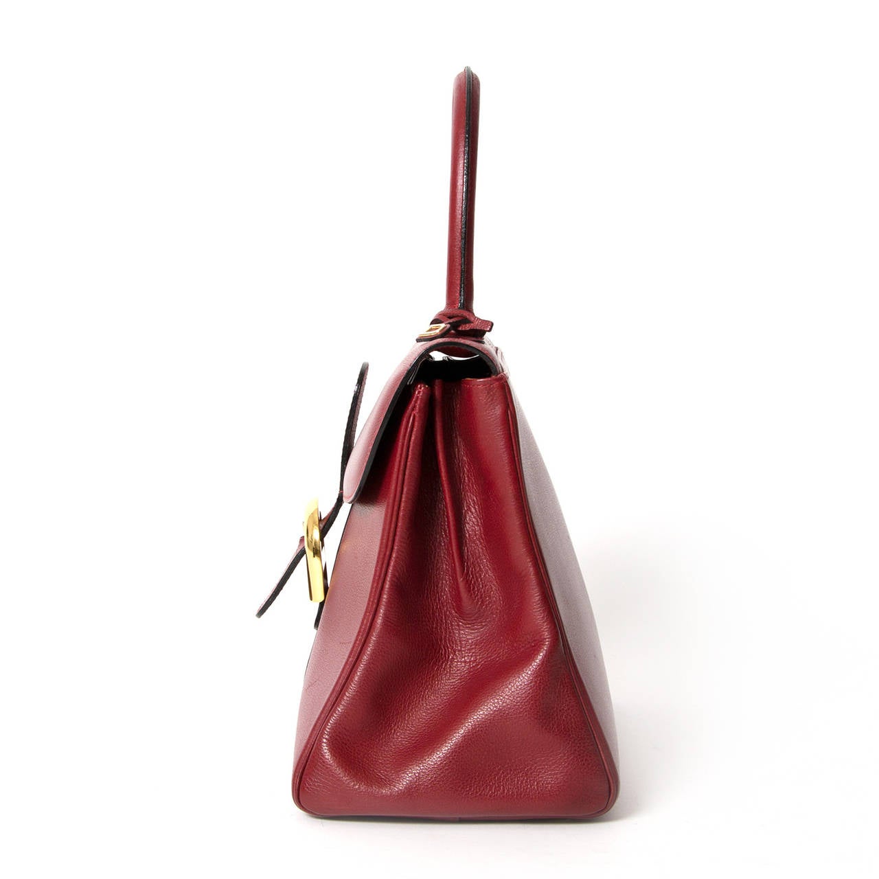 Delvaux Brillant Red MM In Excellent Condition In Antwerp, BE