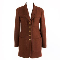 Chanel Long Tweed Jacket