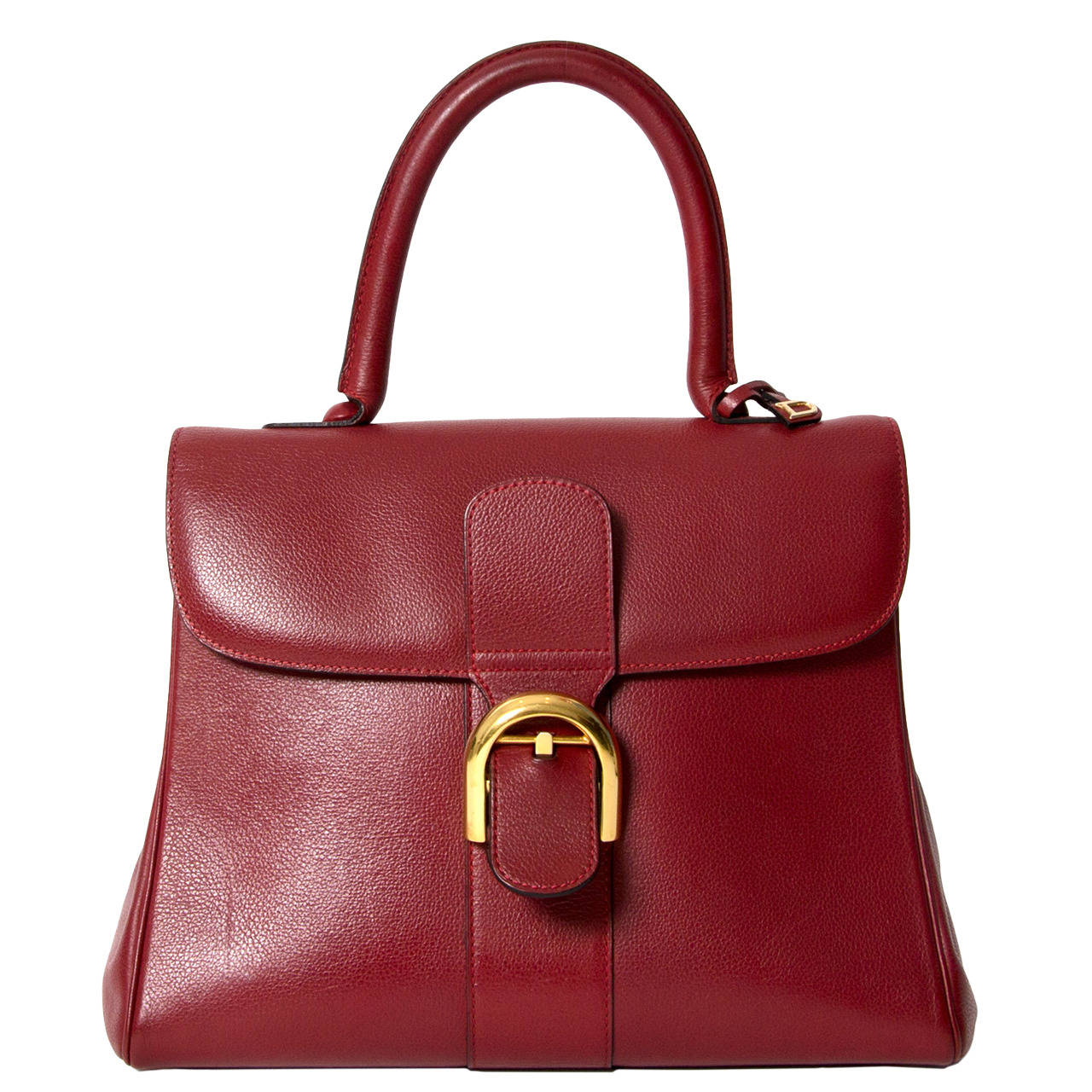 Delvaux Brillant Red MM at 1stDibs