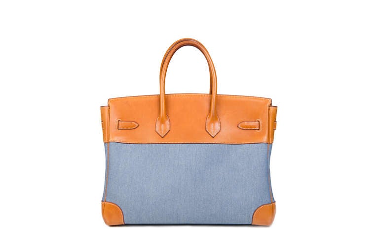 Hermes Orange Birkin 35 Bag For Sale at 1stDibs