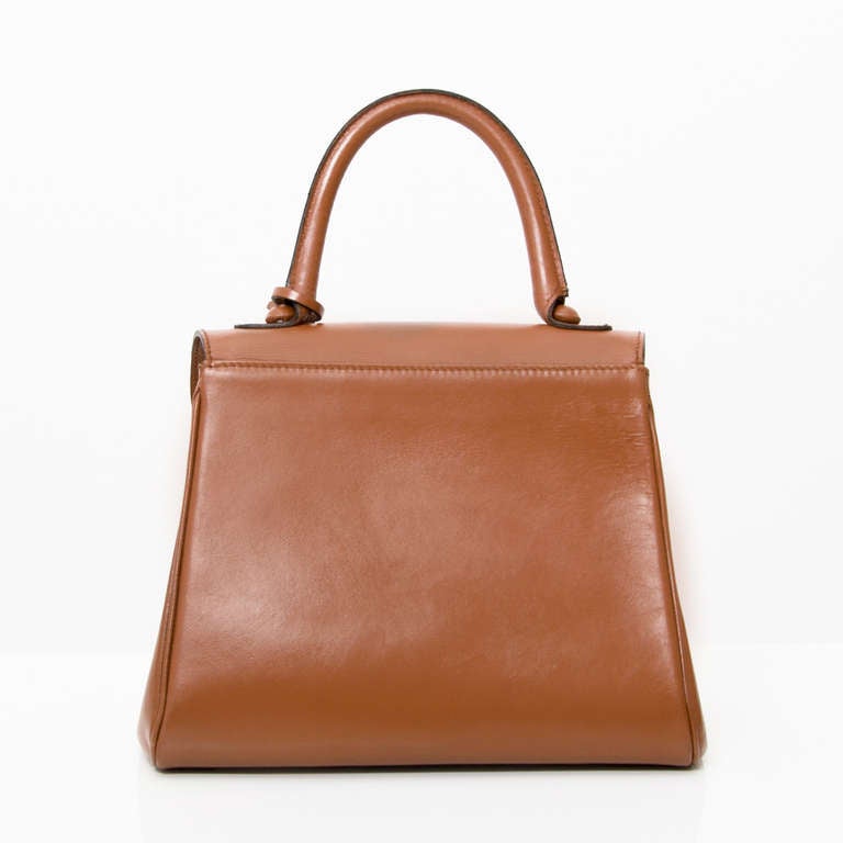Delvaux cognac colored 