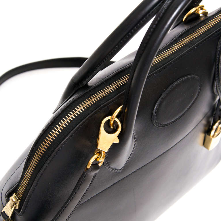 Hermès Black Bolide Bag GHW 2