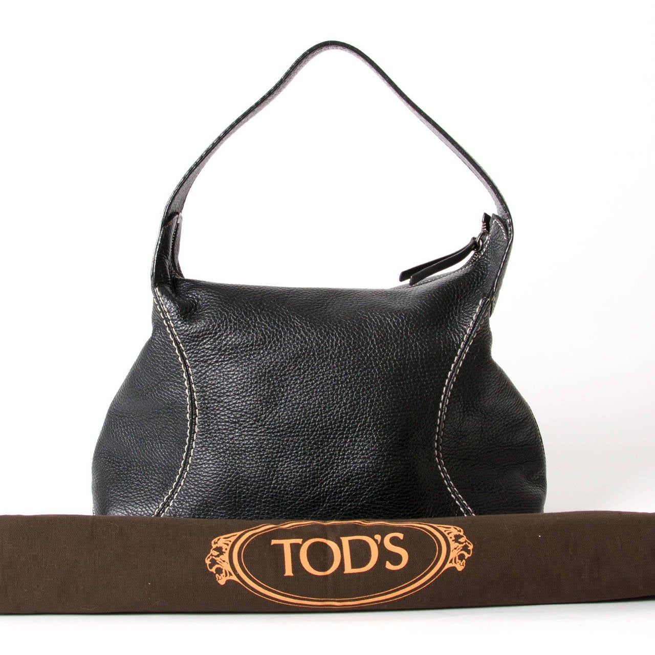 Tods Black Tote Bag 1