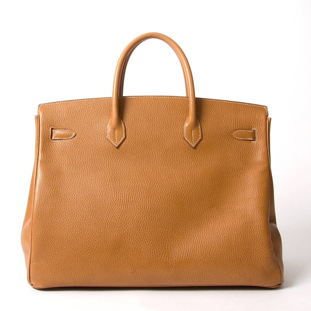 Brown Hermes Birkin 40 Gold GHW