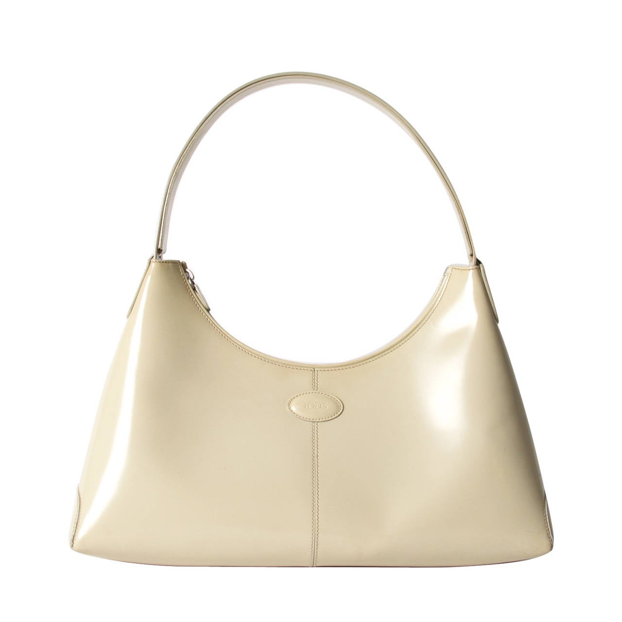 Tod's Cream Shoulder Bag For Sale at 1stDibs