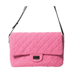 Chanel Rare Reissue Pink Boucle Messenger Bag