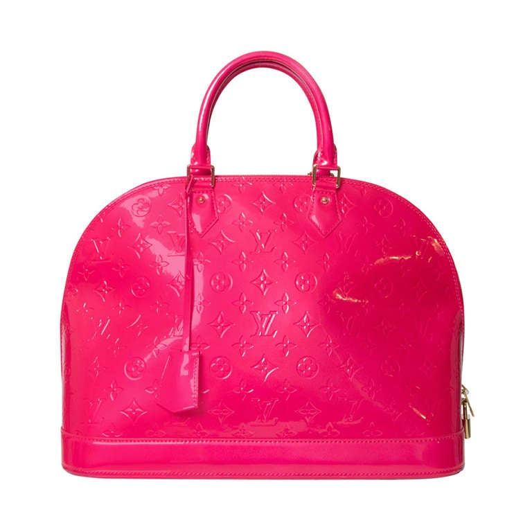 Louis Vuitton Vernis Rose Pop Alma GM