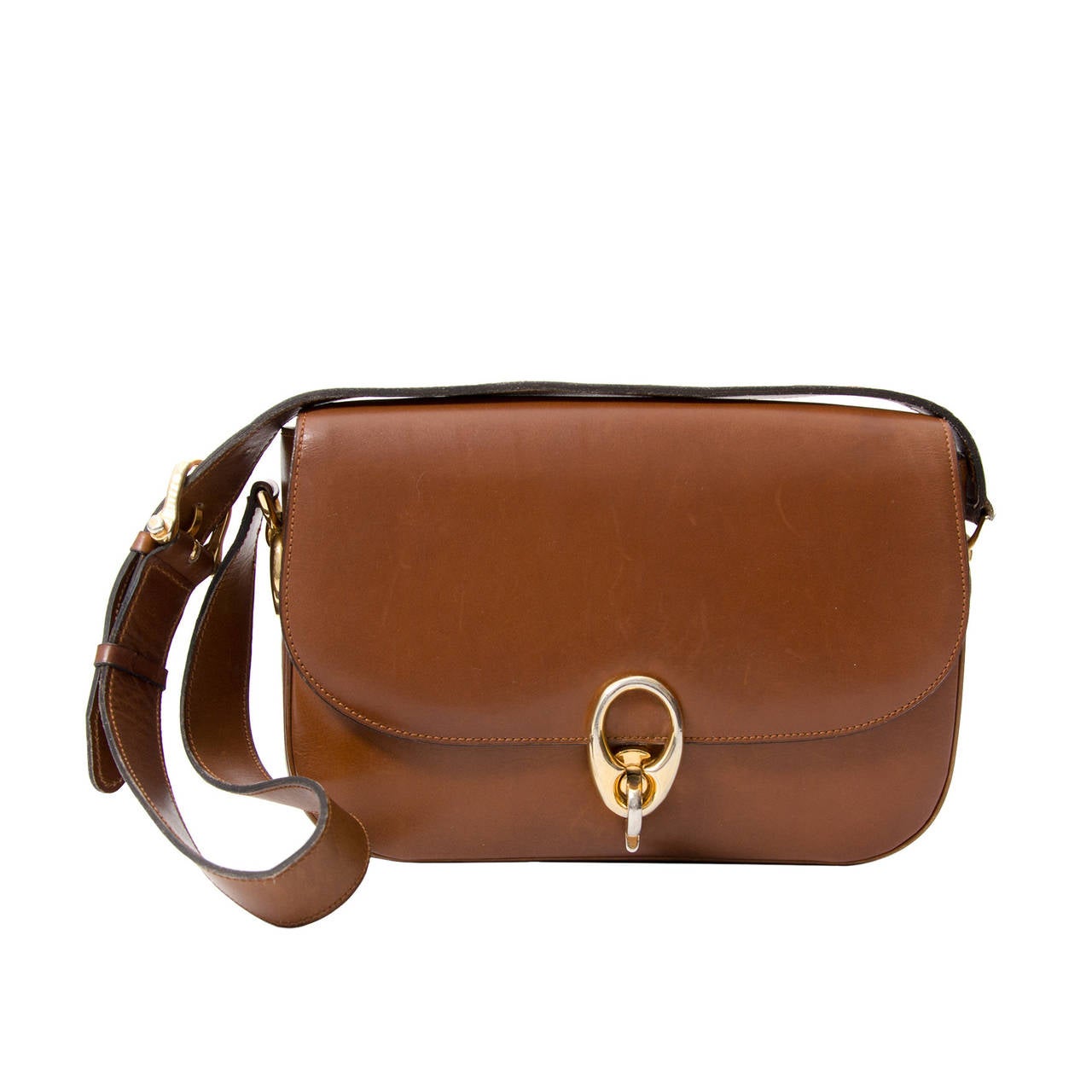 Céline Brown Saddle Bag