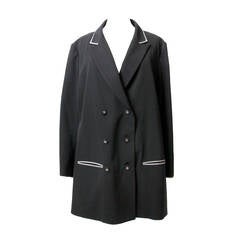 Chanel Black Wool Blazer