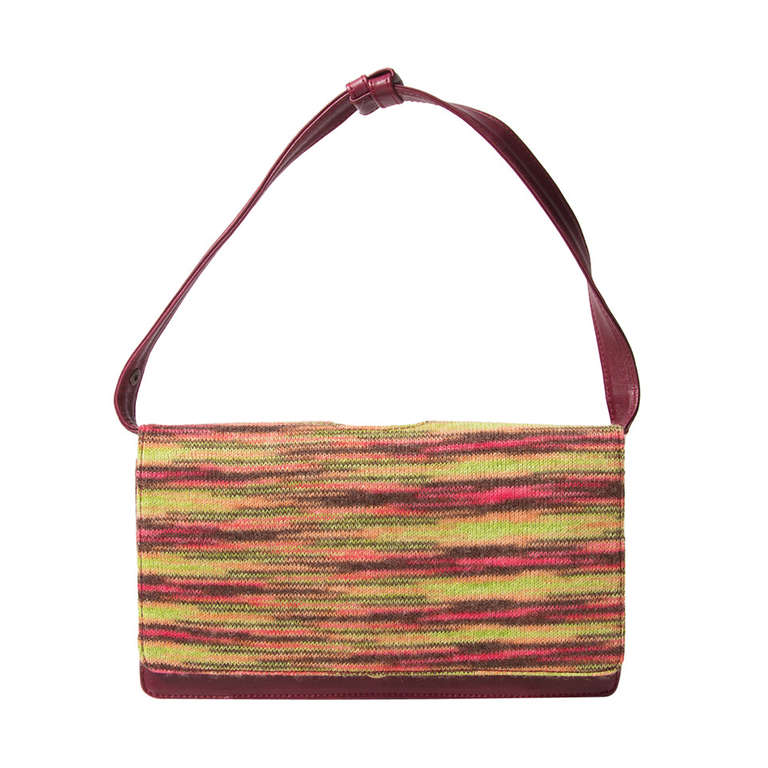 Missoni Leather & Wool Leather Bag