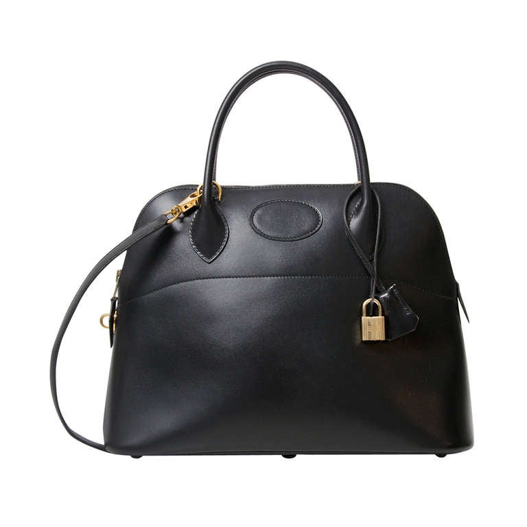 Hermès Black Bolide Bag GHW
