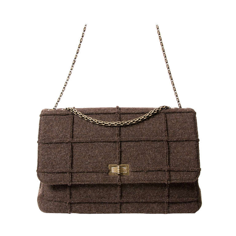Chanel Identification Brown Flap Bag