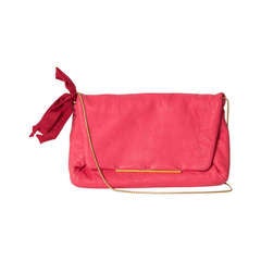 Lanvin Pink Neon Clutch Bag