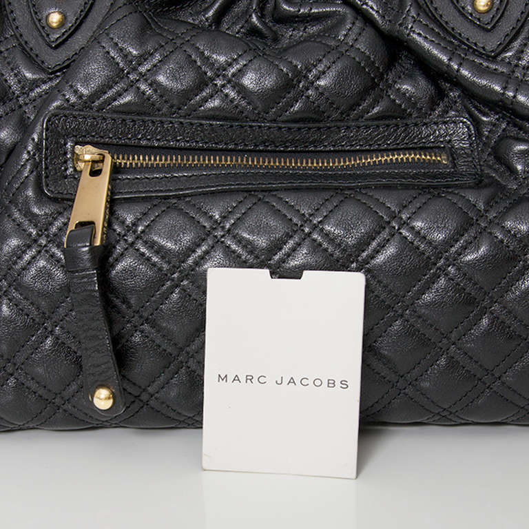 Marc Jacobs Stam Quilted Leather Satchel Bagls 2