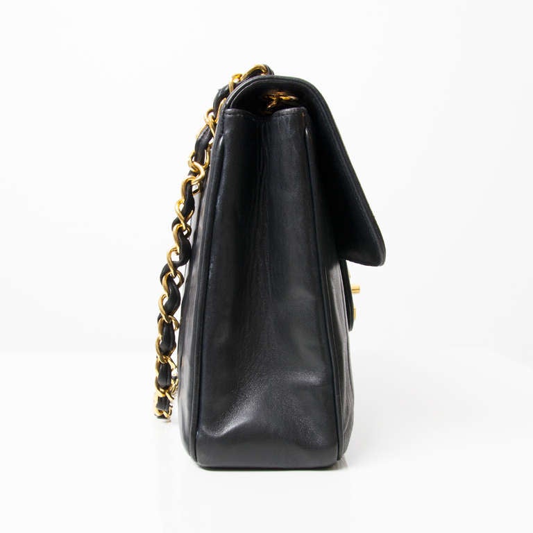 Chanel Black Jumbo Classic Flap Bag 1