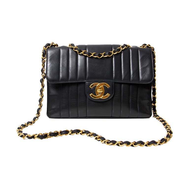 Chanel Black Jumbo Classic Flap Bag