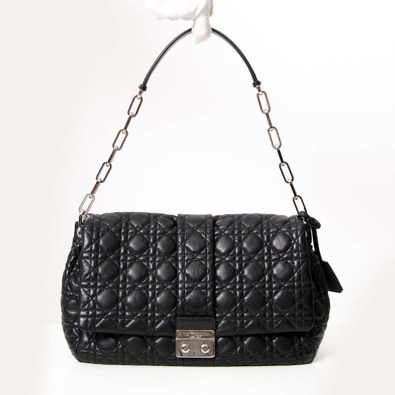 Dior New Lock Black Flap Bag