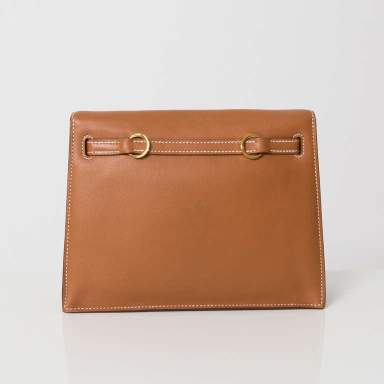 Hermès Kelly Danse Pochette Gold GHW