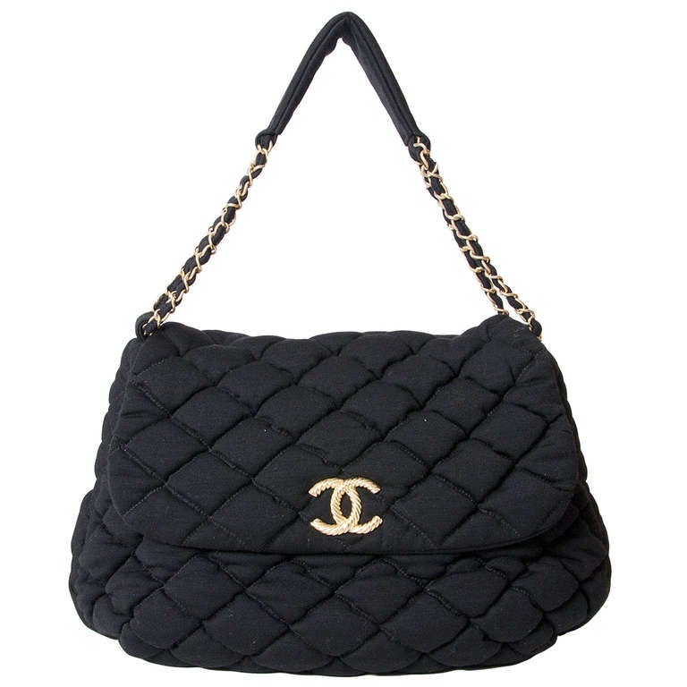 Chanel Quilted Jersey Bubble Bag