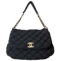 Chanel Quilted Jersey Bubble Bag at 1stDibs