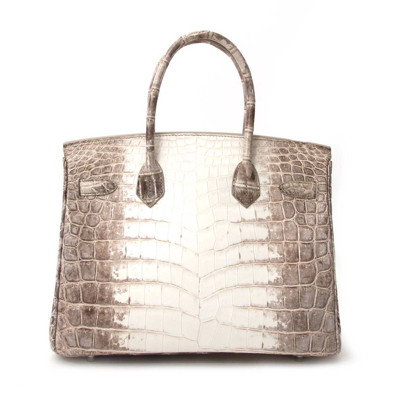 Hermès Birkin Bag Crocodile Niloticus Himalaya Handbag White PHW 30 at 1stdibs