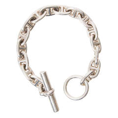 Hermès Silver Chaine d
Ancre Bracelet