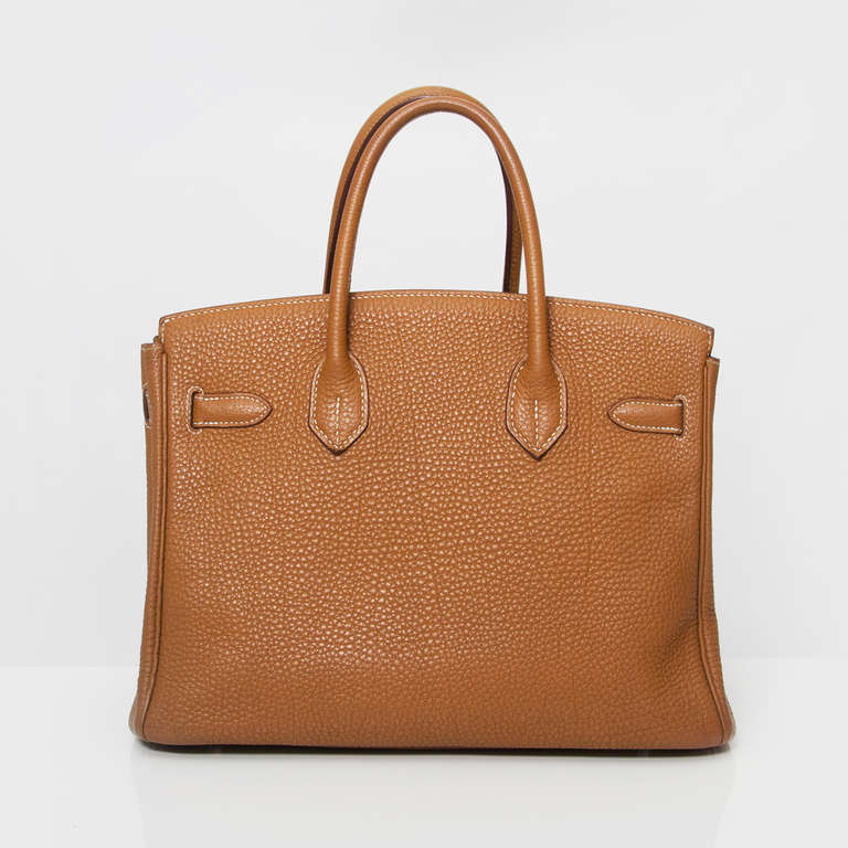 Hermes Gold Birkin Bag 30 In Excellent Condition In Antwerp, BE