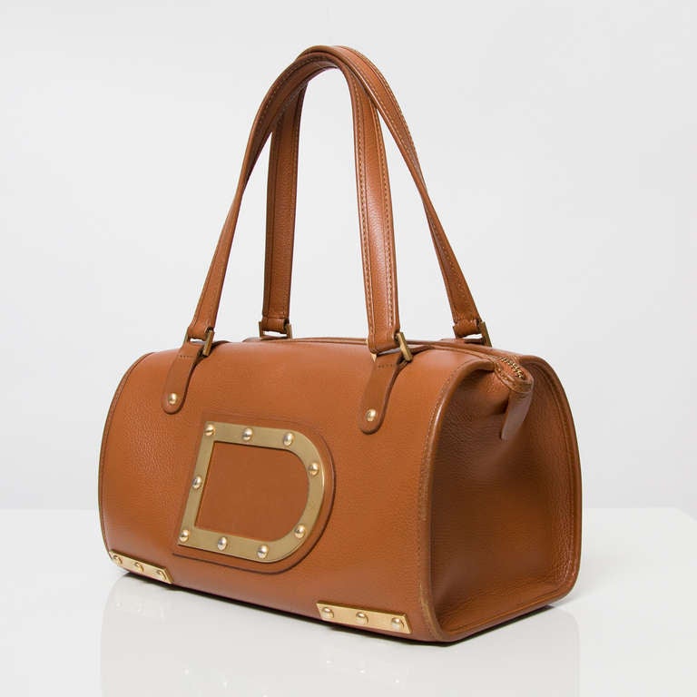 Delvaux Brown Astrid MM In Excellent Condition In Antwerp, BE