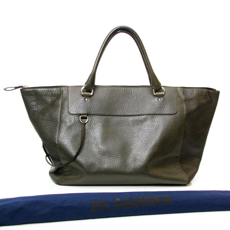 Jill Sander Large Leather Bag 2