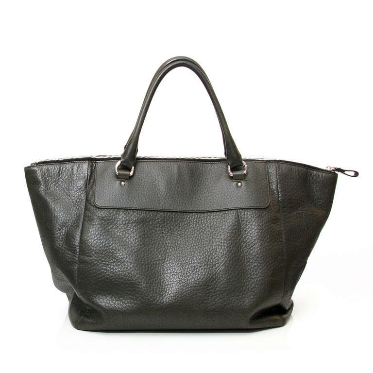 Jill Sander Large Leather Bag In Excellent Condition In Antwerp, BE