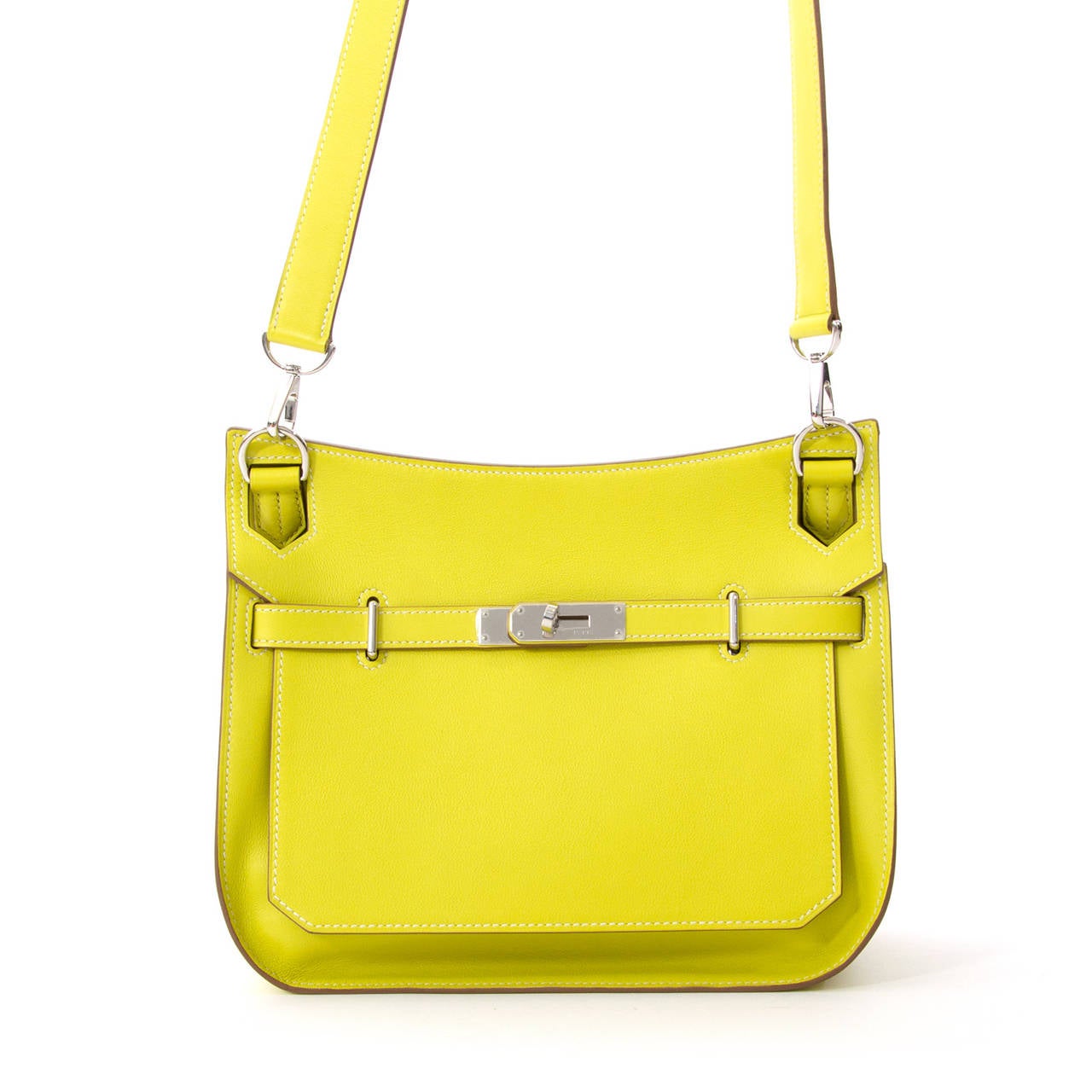 Hermès Jypsiere 28 Lime at 1stDibs | hermes jypsiere mini, mini ...