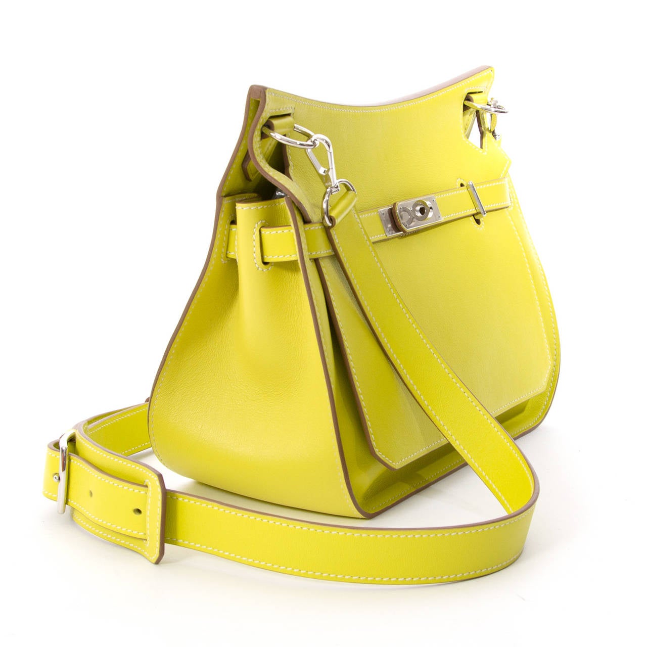 Hermès Jypsiere 28 Lime at 1stDibs