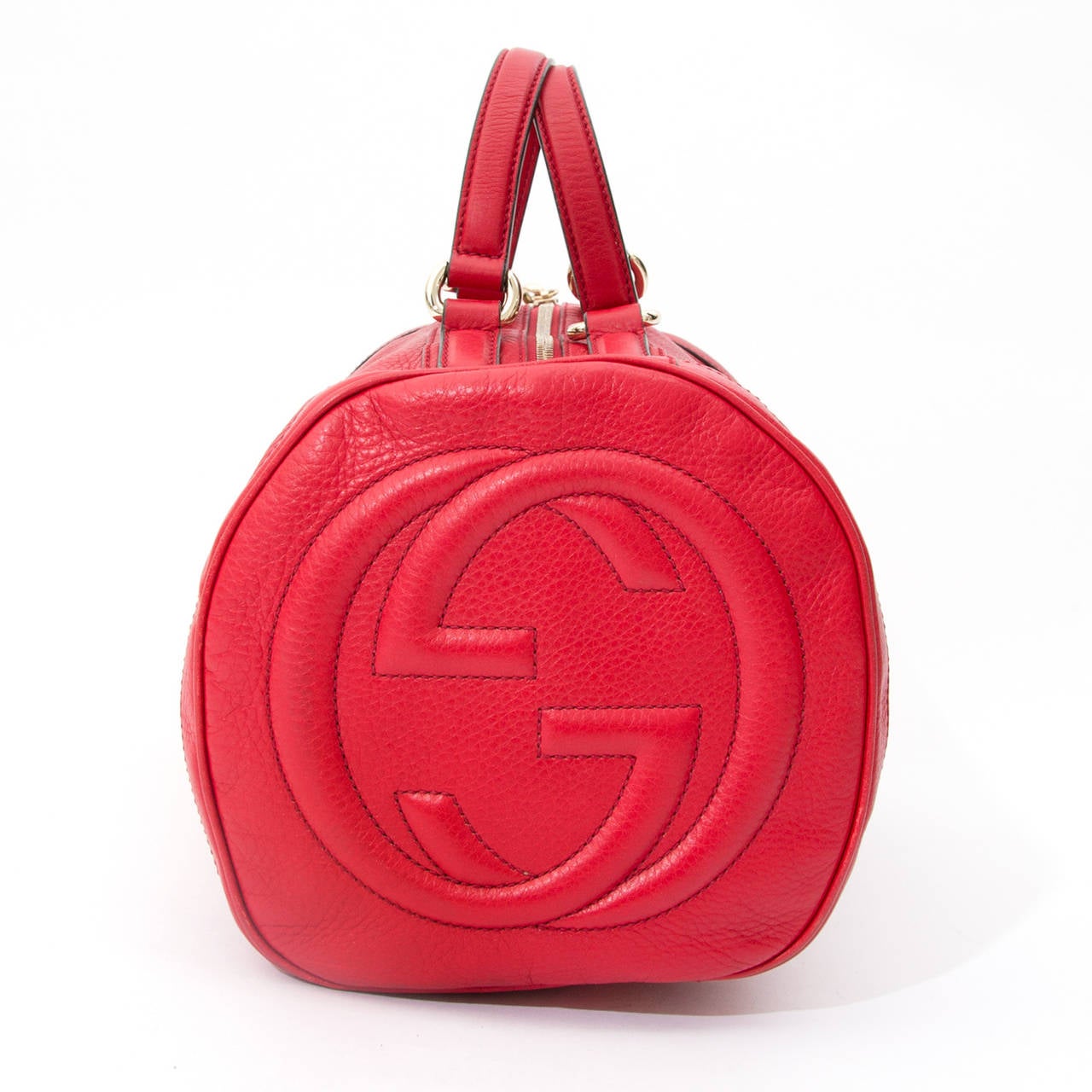 Women's Gucci Red Boston Shoulder Bag