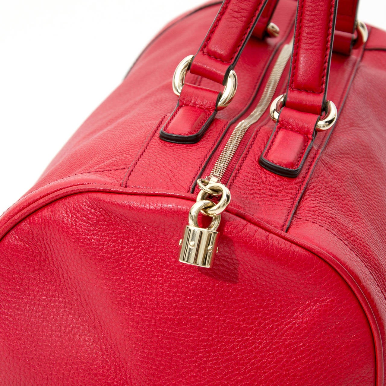 Gucci Red Boston Shoulder Bag 2