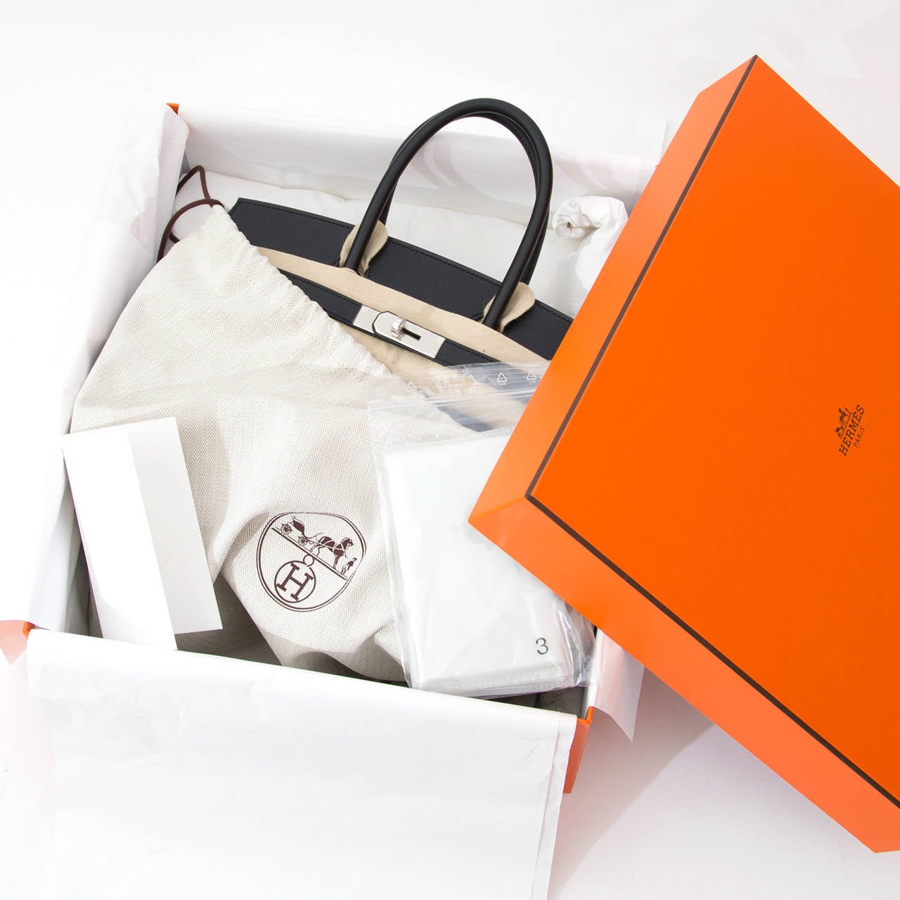 Authentic NEW Hermès Birkin Black epsom PHW 30 at 1stDibs | birkin 30 ...