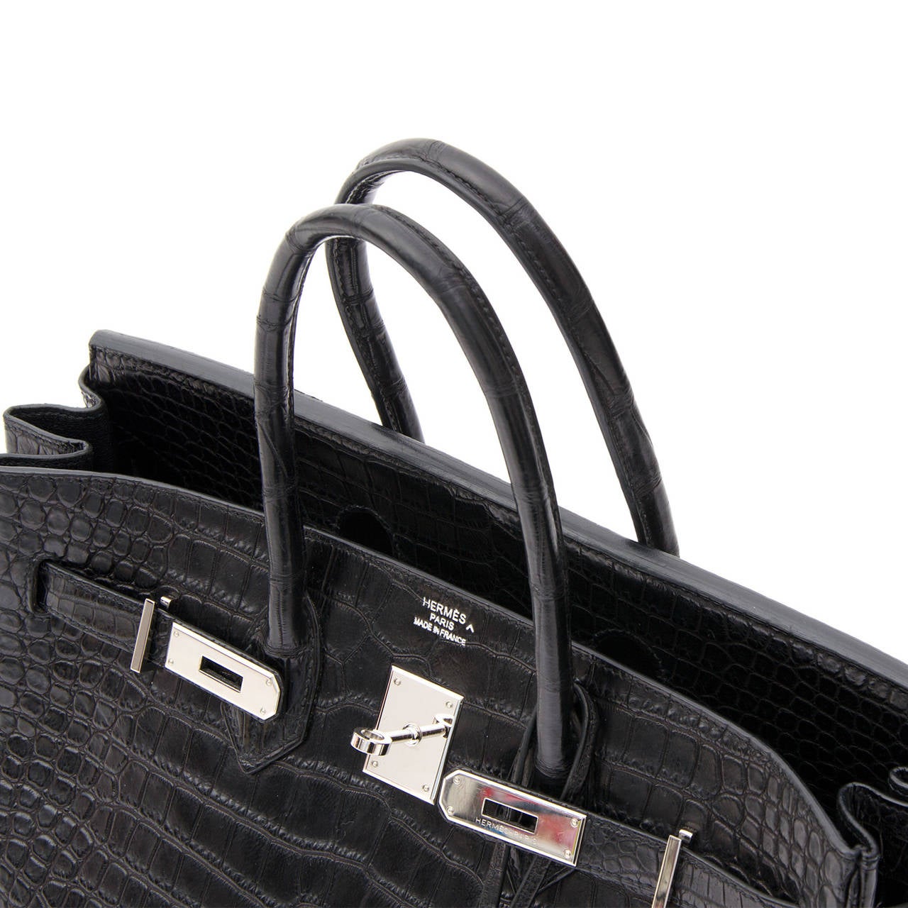 hermes birkin 35 crocodile black