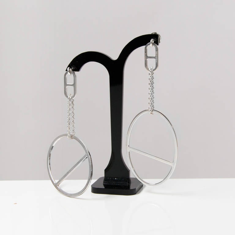 hermes hoop earrings